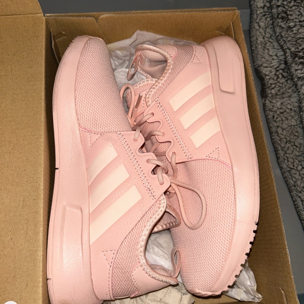 Pink and White adidas